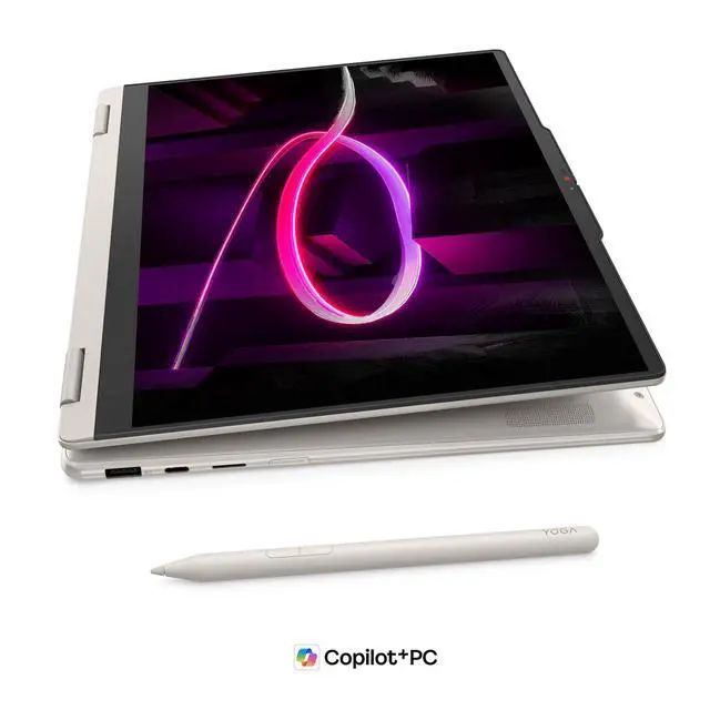 Alt view image 4 of 7 - Lenovo Yoga 7a 2-in-1 AMD Laptop, 14" Glass HD,Ryzen AI 7 445,24GB, AMD Radeon 840M, 1TB SSD,Win 11 Pro