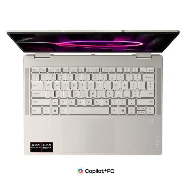 Alt view image 7 of 7 - Lenovo Yoga 7a 2-in-1 AMD Laptop, 14" Glass HD,Ryzen AI 7 445,24GB, AMD Radeon 840M, 1TB SSD,Win 11 Pro