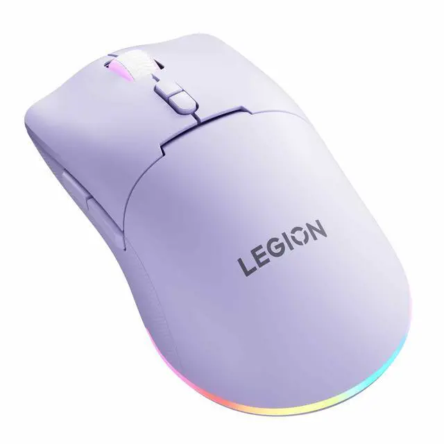 Alt view image 2 of 6 - Lenovo Legion M220 Wireless RGB Gaming Mouse (Aurora Purple), For Gaming