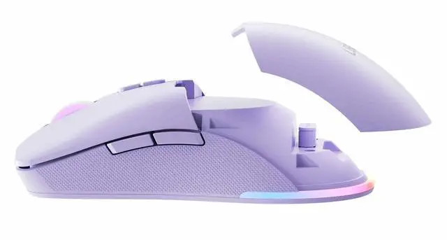 Alt view image 4 of 6 - Lenovo Legion M220 Wireless RGB Gaming Mouse (Aurora Purple), For Gaming