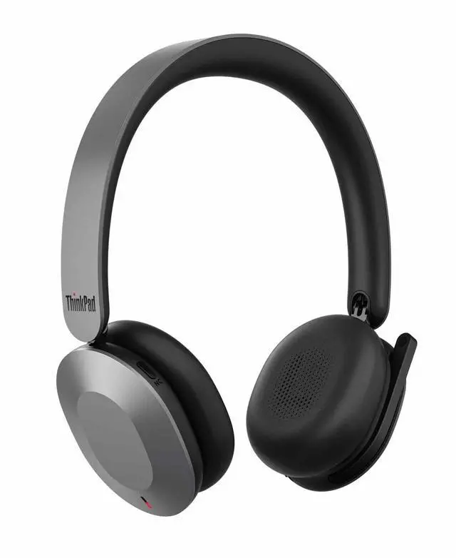 Alt view image 2 of 7 - Lenovo ThinkPad Dual-Mode Wireless ANC Foldable Headset 8550 (Aura Edition) - USB-A