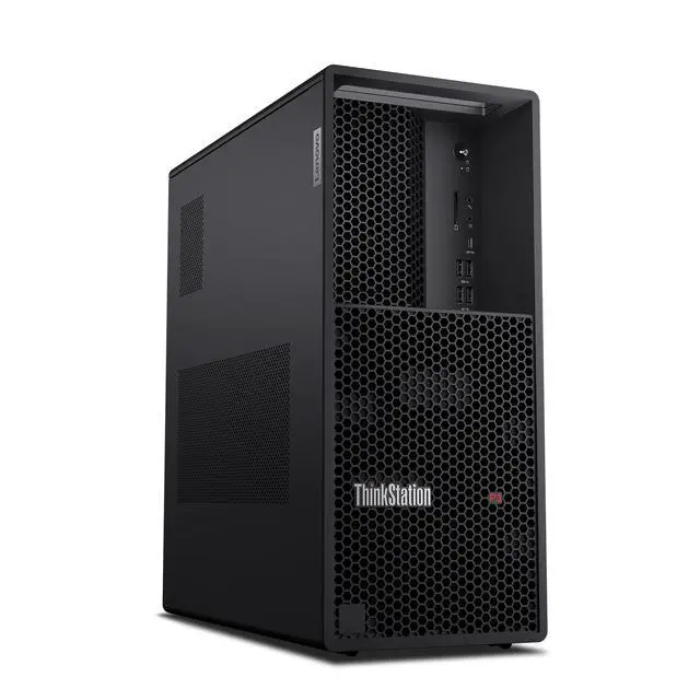 Alt view image 3 of 7 - Lenovo ThinkStation P3 Tower Gen 2 (Intel) Workstation, Intel Core Ultra 5 235 vPro,16GB, Graphics, 512GB SSD,Win 11 Pro