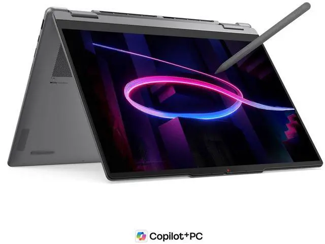 Main image of Lenovo Yoga 7i 2-in-1 Aura Edition Laptop, 14" Glass HD,Intel Core Ultra 7 355,24GB, Graphics, 1TB SSD,Win 11 Pro