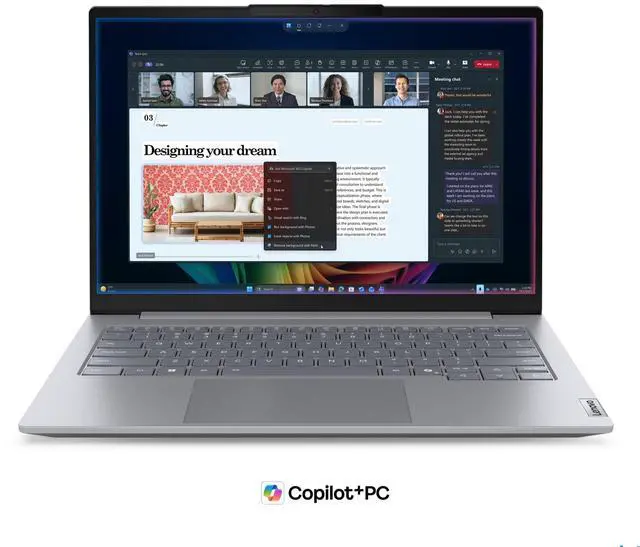 Main image of Lenovo ThinkBook 14 Gen 9 Intel Laptop, 14" IPS 60Hz,Intel Core Ultra 7 355,32GB, Graphics, 512GB SSD,Win 11 Pro