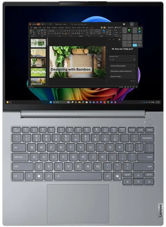Alt view image 6 of 7 - Lenovo ThinkBook 14 Gen 9 Intel Laptop, 14" IPS 60Hz,Intel Core Ultra 5 325,16GB, Graphics, 512GB SSD,Win 11 Pro