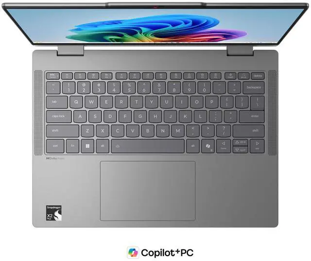 Alt view image 7 of 7 - Lenovo IdeaPad 5x 2-in-1 Laptop, 14" IPS Glass,Snapdragon X2 Plus X2P-42-100,16GB, Qualcomm Adreno GPU, 512GB SSD,Win 11 Home Arm64