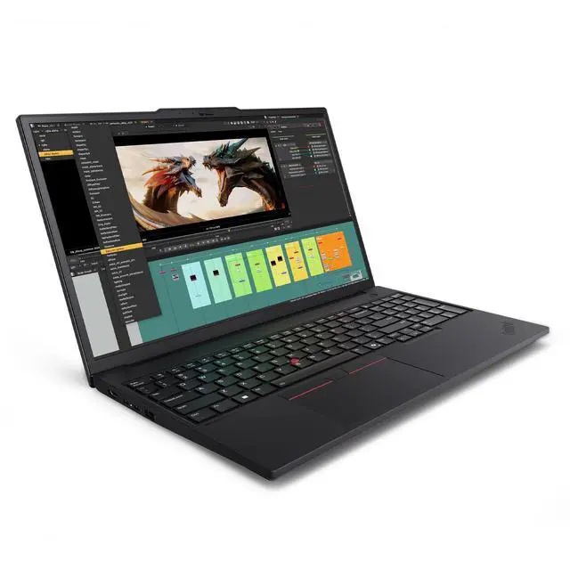 Alt view image 2 of 7 - Lenovo ThinkPad P16v Gen 3 Intel Laptop, 16" IPS Low Power,Intel Core Ultra 9 285H vPro,64GB, RTX PRO 2000 Blackwell GPU 8GB GDDR7, 2TB SSD,Win 11 Pro