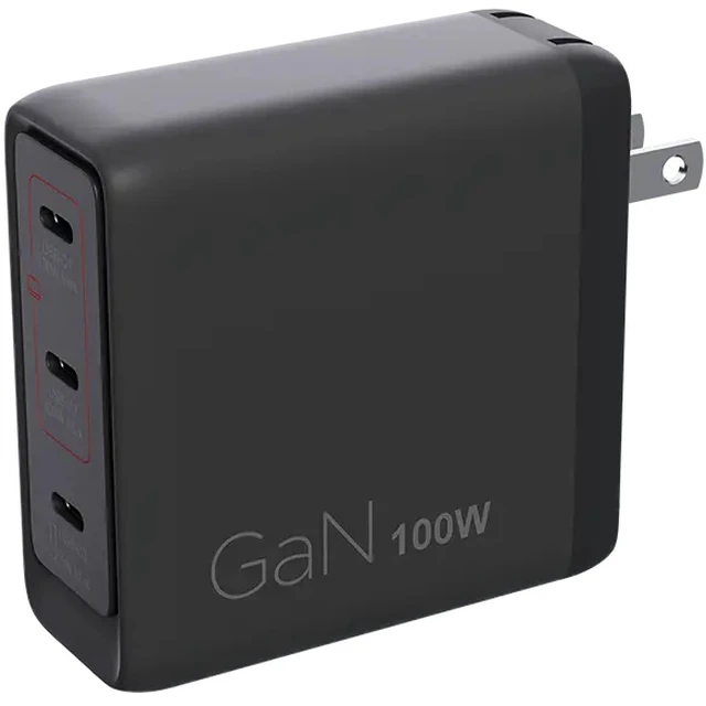 Alt view image 3 of 5 - Lenovo Multi-port USB-C 100W GaN Charger