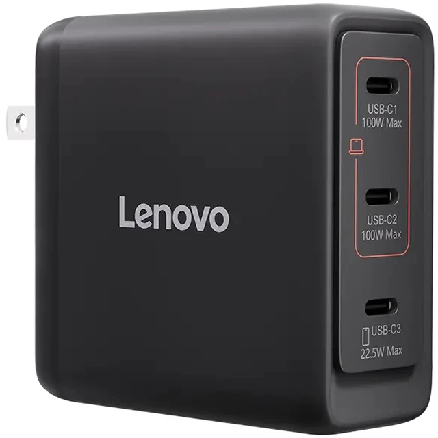 Alt view image 2 of 5 - Lenovo Multi-port USB-C 100W GaN Charger
