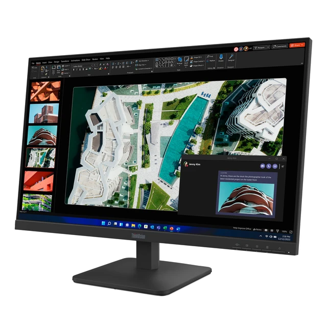 Alt view image 4 of 8 - Lenovo ThinkVision 27" Class FHD LED Monitor 4ms 1920x1080 100Hz 64BEKAR1UZ