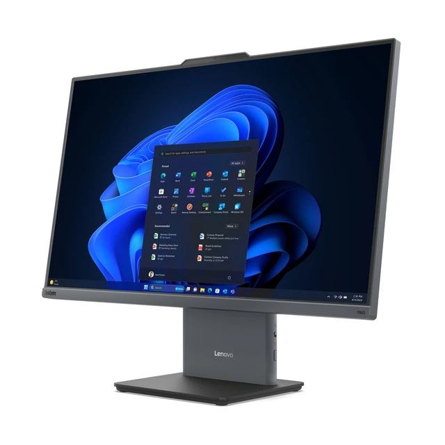 Alt view image 3 of 7 - Lenovo ThinkCentre Neo 50a Gen 5 Intel Desktop, 27" FHD IPS 14ms,13th Generation Intel Core i5-13420H,16GB, UHD Graphics for 13th Gen Processors, 512GB SSD,Win 11 Pro