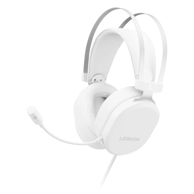 Alt view image 3 of 7 - Lenovo Legion H320 7.1 Surround Sound Gaming Headset (Glacier White), For Gaming