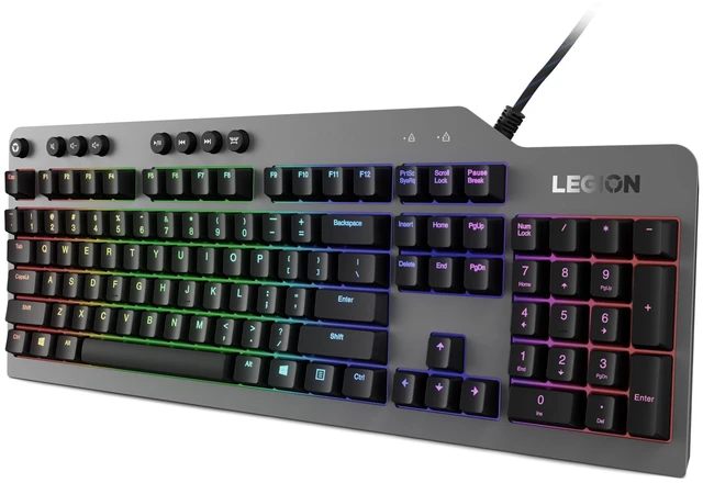 Alt view image 3 of 19 - Lenovo Legion K500 RGB Mechanical Gaming Keyboard, For Gaming