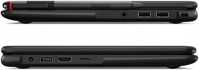 Alt view image 7 of 8 - Lenovo 300e Winbook 81FY0019US 11.6" Touchscreen LCD 2 in 1 Notebook - Intel Celeron N3450 Quad-core (4 Core) 1.10 GHz - 4 GB - 64 GB Flash Memory - Windows 10 S - 1366 x 768 - In-plane Switching (IPS) Technology - Convertible