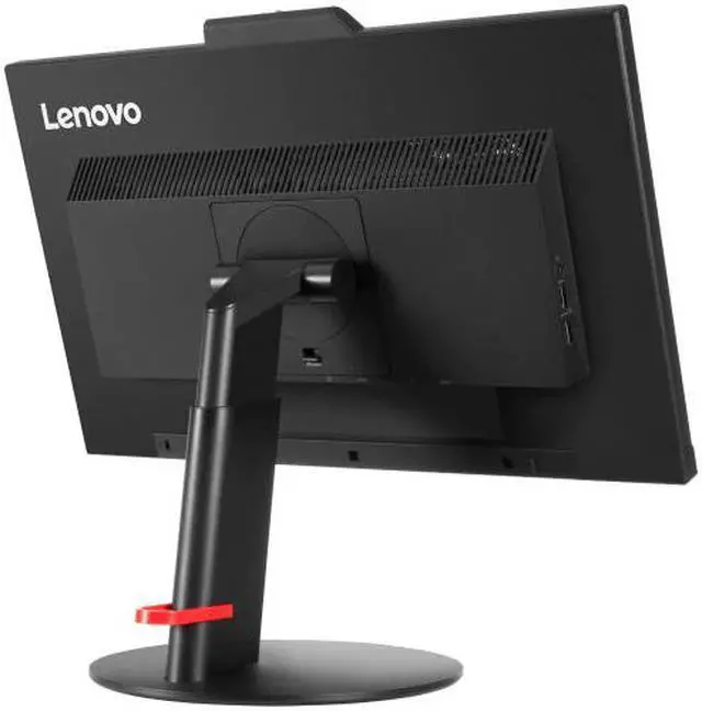 Alt view image 7 of 18 - Lenovo ThinkVision T22v-10 22" (21.5" Viewable) Full HD 1920 x 1080P 60Hz, 4ms IPS Monitor with Built-in Speakers, Webcam and Height Adjustable Tilt, Pivot, Swivel
