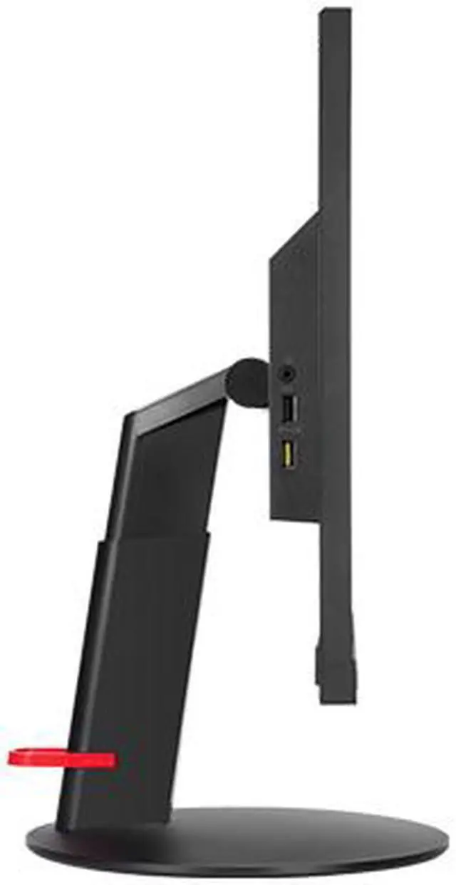 Alt view image 4 of 18 - Lenovo ThinkVision T22v-10 22" (21.5" Viewable) Full HD 1920 x 1080P 60Hz, 4ms IPS Monitor with Built-in Speakers, Webcam and Height Adjustable Tilt, Pivot, Swivel