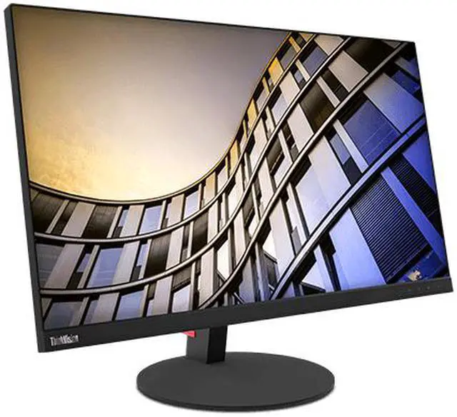 Alt view image 3 of 20 - Lenovo ThinkVision T27p-10 27" 3840 x 2160 (4K) IPS HDMI DisplayPort USB-C VESA Pivot Swivel Tilt Height Adjust Monitor
