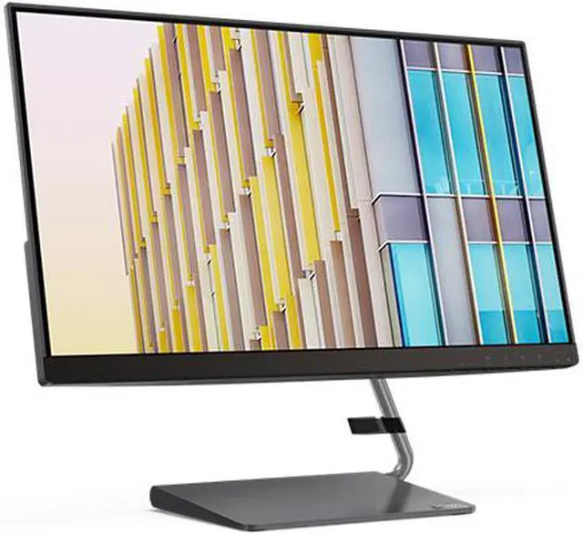 Alt view image 4 of 8 - Lenovo Q24-10 23.8-inch IPS QHD 75Hz USB-C Monitor, 23.8" IPS