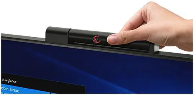 Alt view image 5 of 9 - Lenovo ThinkCentre Tiny-in-One 21.5 Inch Touch Monitor with Speaker and Webcam