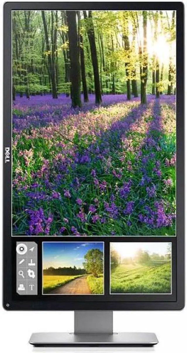 Alt view image 3 of 6 - Dell P2414H WHXV7 24" (Actual size 23.8") Full HD 1920 x 1080 8ms (GTG) 60Hz VGA DVI DisplayPort USB 2.0 Hub LED Backlight Monitor