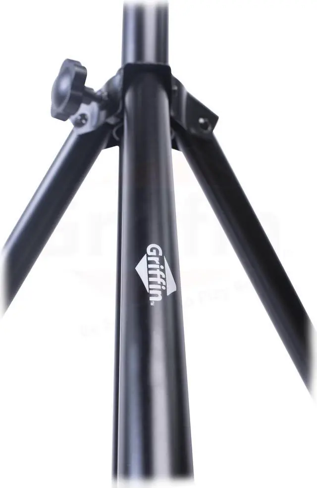 Alt view image 5 of 8 - Light Truss Stand System by GRIFFIN | I-Beam Trussing Set & DJ Booth Platform Kit | Hanging Mount Lighting Package for Music Gear, PA Speakers, Can Lights | T-Bar Extension for Portable Audio Stage