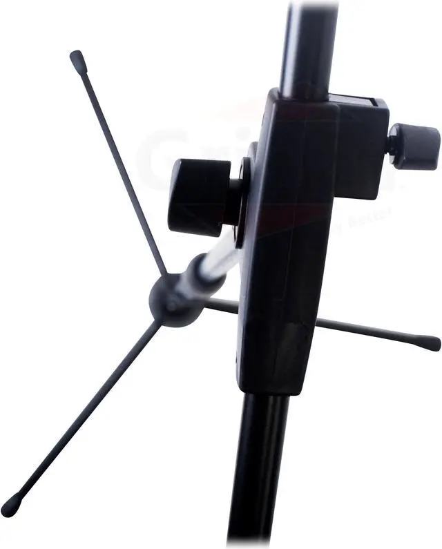 Alt view image 7 of 7 - Microphone Boom Stand with Mic Clip Adapter (Pack of 6) by GRIFFIN | Adjustable Holder Mount For Studio Recording Accessories, Singing Vocal Karaoke, Live Stage | Tripod Folding Legs & Telescoping Arm