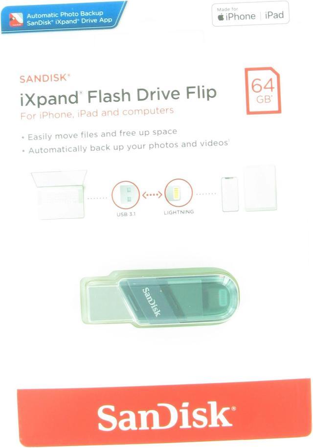 SanDisk 32GB iXpand Flip USB 3.1 Flash Drive