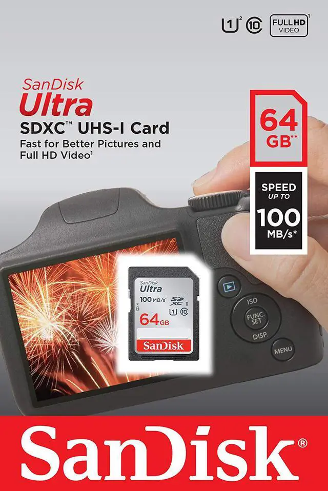 Alt view image 2 of 4 - SanDisk Kit of Qty 5 x Sandisk Ultra 64GB SDXC SDSDUNR-064G-GN6IN