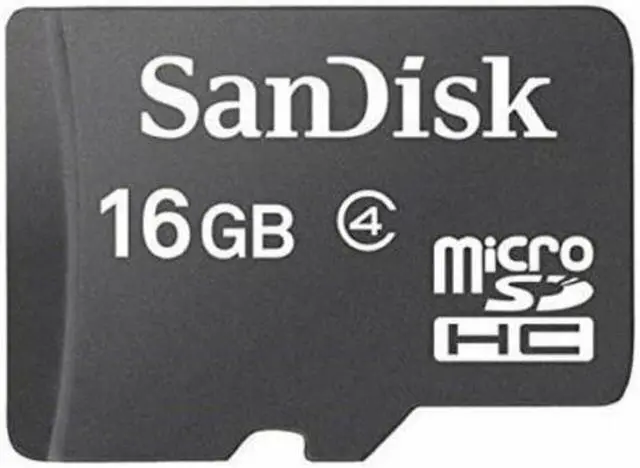 Main image of SanDisk 16GB microSDHC Class 4 SDSDQAB-016G Memory Card (10 Pack) with SD Adapters, Plastic Cases and 1 Reader