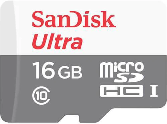 Main image of SanDisk SDSQUNS-016G CUQ 16GB 8p MSDHC r80MB/s 533x Class 10 UHS-1 SanDisk Ultra Micro Secure Digital High Capacity Card Bulk