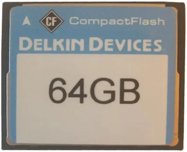 Main image of Delkin CF64GB-227X-DK CTA 64GB 50p CF 227x r34MB/s W28MB/s CompactFlash Card bulk