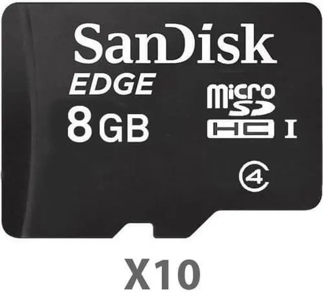 Main image of SanDisk Kit of Qty 10 x Sandisk 8GB mSDHC SDSDQAB-008G Card