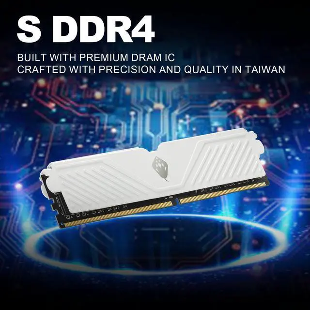 Alt view image 5 of 5 - ANACOMDA S DDR4 PC RAM with Heatsink 3200MHz(PC4 25600) CL16 8GBx2 UDIMM 288-Pin Desktop Memory Model. Made in TAIWAN