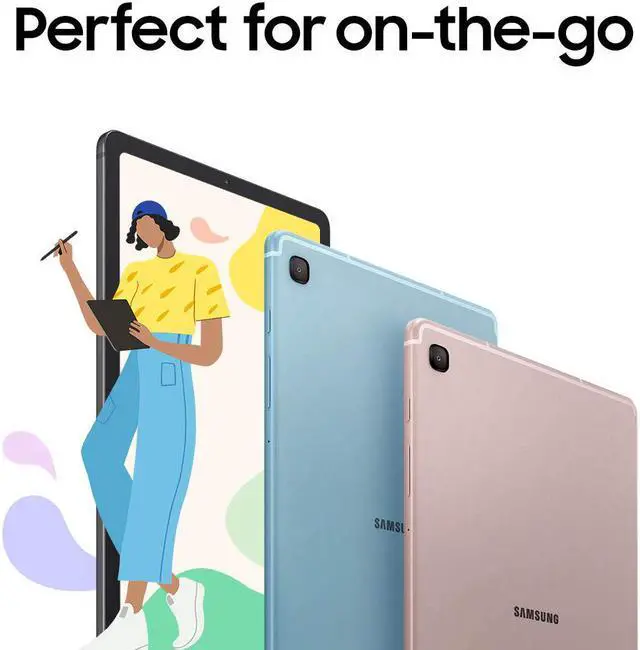 Alt view image 6 of 20 - Samsung Galaxy Tab S6 Lite 10.4", 64GB WiFi Tablet Oxford Gray - SM-P610NZAAXAR - S Pen Included
