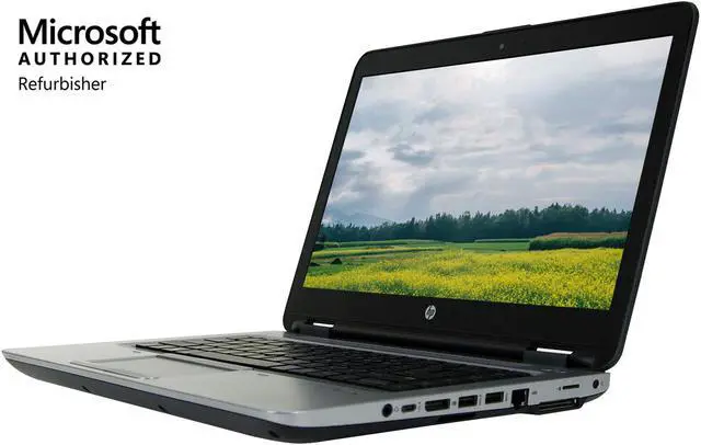 Main image of HP ProBook 640 G2 14" Laptop, Core i5-6300U 2.4GHz, 8GB RAM, 512GB Solid State Drive, Windows 10 Pro 64Bit, Webcam, (Certified Renewed)