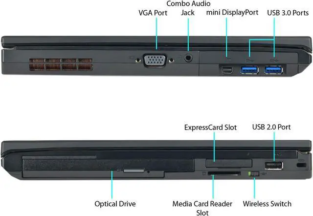 Alt view image 3 of 3 - Lenovo Thinkpad T430 Renewed Laptop, 14" Screen, Intel Core i5, 8GB Memory, 128GB Solid State Drive, Windows 10, OD5-0496