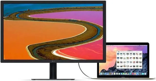 Alt view image 3 of 4 - LG Ultrafine 27" 5K Monitor (5120 x 2880 5K Resolution) - Mac Compatible - USB-C