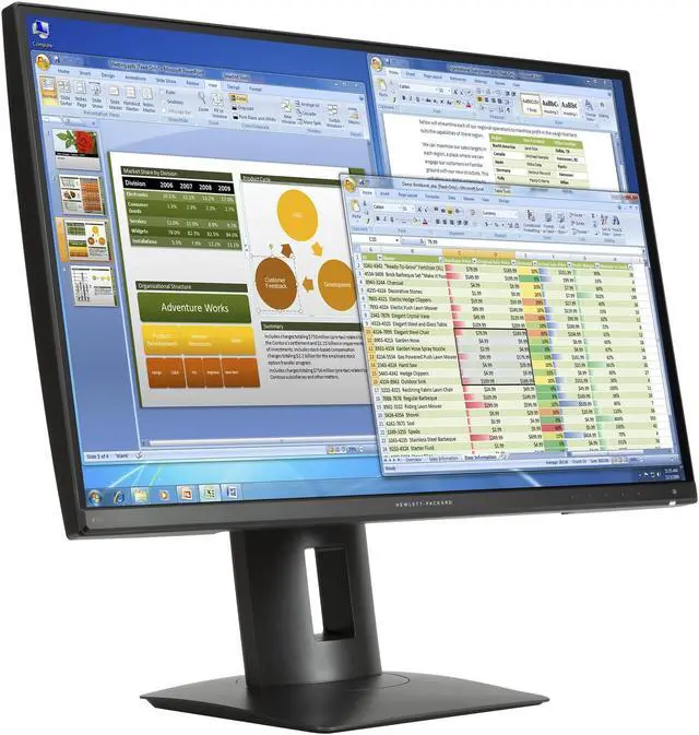 Alt view image 3 of 5 - HP K7C09A8#ABA Z27n 27'' 1440p Quad HD LED-Backlit LCD Monitor, Black (Renewed)