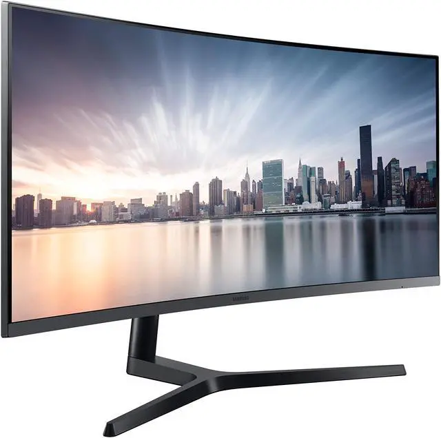 Alt view image 9 of 20 - Samsung 890 C34H890WGN 34" 3440 x 1440 WQHD 100Hz FreeSync Curved Monitor