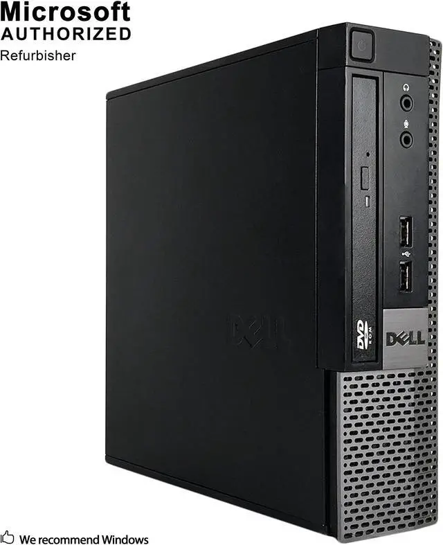 Main image of DELL OPTIPLEX 9020 USFF Desktop Computer,Intel Core I5-4570s 2.9GHz up to 3.6GHz, 8GB DDR3, 120GB SSD, DVD, WIFI,HDMI,VGA,Display Port, USB 3.0, Bluetooth 4.0, Win10Pro64 (Renewed)