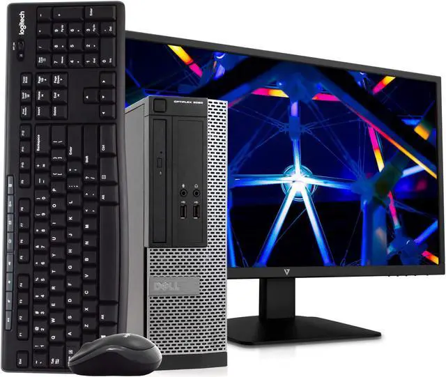 Refurbished: Dell OptiPlex 3020 SFF PC Desktop Computer, Intel i5