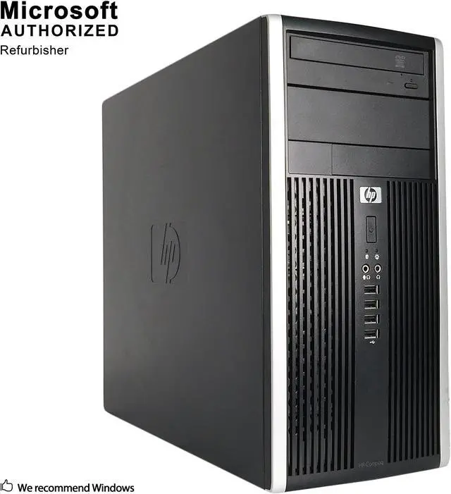 Refurbished: HP Compaq Pro 6300 Tower Desktop PC, Intel Quad Core