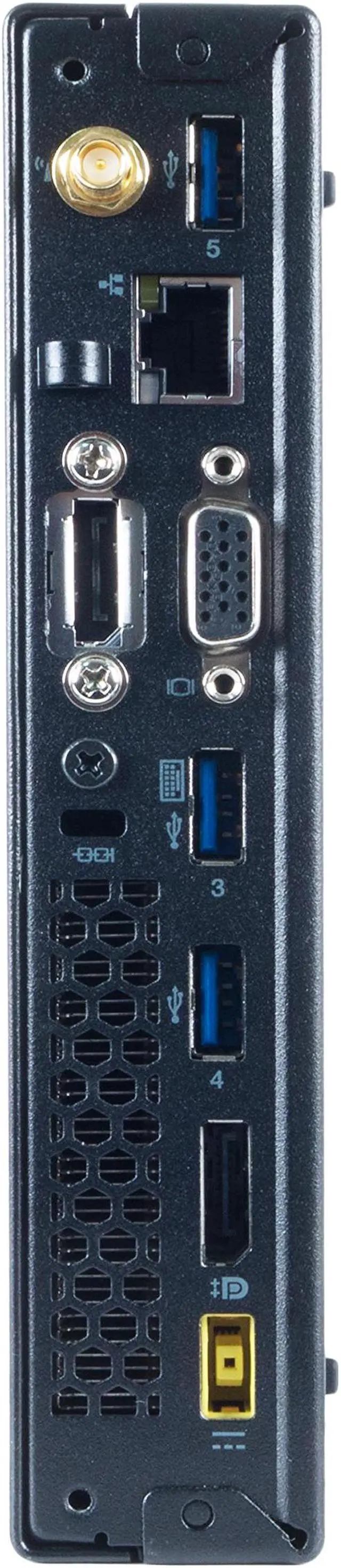 Alt view image 4 of 5 - Lenovo ThinkCentre M93P Tiny Form Factor Business Desktop Computer, Intel Dual-Core i5-4570T Processor up to 3.60 GHz, 8GB RAM, 128GB SSD, WiFi, USB 3.0, VGA, Windows 10 Pro (Renewed)