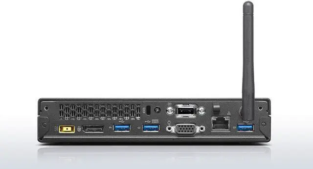 Alt view image 2 of 2 - Lenovo ThinkCentre M93P Tiny Form Factor Business Desktop Computer, Intel Dual-Core i5-4570T up to 3.6GHz, 16GB RAM, 1TB HDD, WiFi, USB 3.0, VGA, Windows 10 Professional (Renewed)