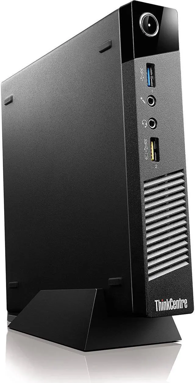 Alt view image 2 of 4 - 2018 Lenovo ThinkCentre M93P Tiny Mini Business Desktop Computer, Intel Dual-Core i5-4570T Processor up to 3.60 GHz, 8GB RAM, 500GB HDD, WiFi, Windows 10 Pro (Renewed)