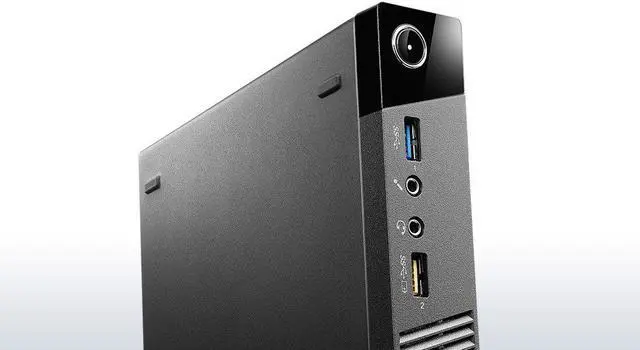 Main image of Lenovo M93P Tiny Business Micro Tower Ultra Small Computer PC, Intel Core i5-4570T 2.9GHz, 8GB Ram, 256GB SSD, WiFi, USB 3.0, DVD-RW, Win 10 Pro (Renewed)