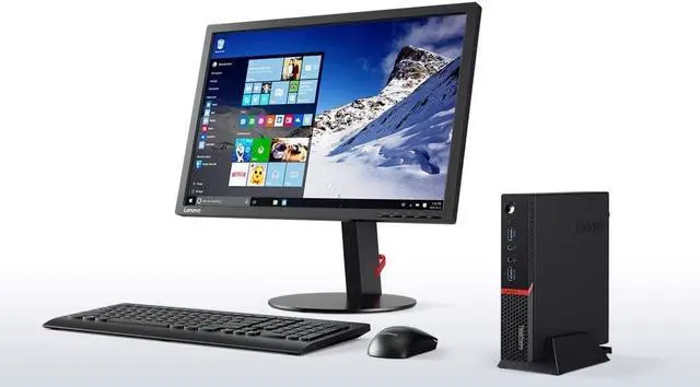 Alt view image 6 of 7 - lenovo Thinkcentre M700 Tiny Business Desktop PC | Intel Core i5-6500T Dual-Core up to 3.10 GHz | 4GB DDR3 | 500GB HDD | Windows 10 PRO (Renewed)