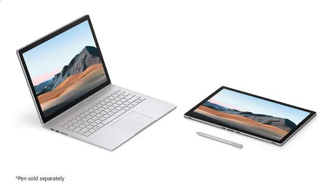 Alt view image 7 of 14 - NEW Microsoft Surface Book 3 - 13.5" Touch-Screen - 10th Gen Intel Core i7 - 16GB Memory - 256GB SSD (Latest Model) - Platinum (SKW-00001)