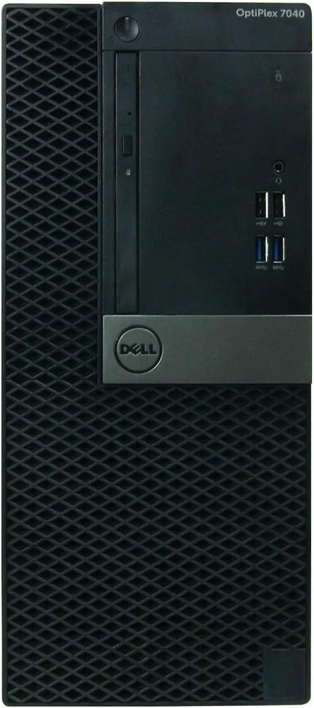 Alt view image 2 of 3 - Dell Optiplex 7040-T, Core i7-6700 3.4GHz, 8GB RAM, 500GB Hard Drive, DVDRW, Windows 10 Pro 64Bit (Certified Renewed)