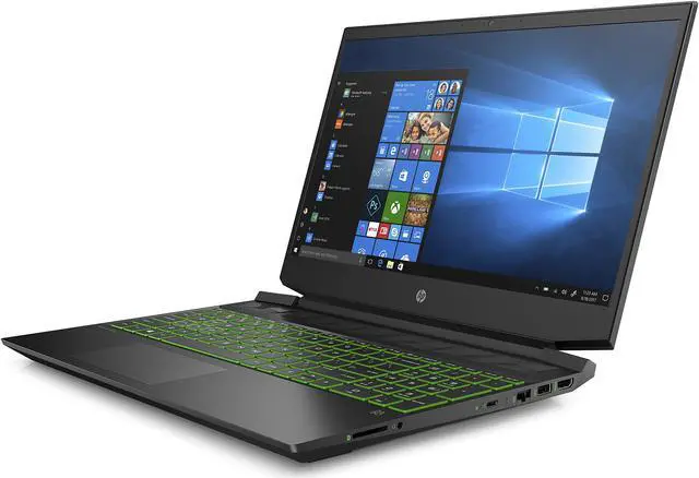 Alt view image 2 of 6 - HP Pavilion Gaming 15-inch Laptop, AMD Ryzen 5 4600H, NVIDIA GeForce GTX 1650 , 8GB RAM, 512 GB PCIe NVMe M.2 SSD, Windows 10 (15-ec1010nr, Shadow Black) (3G420UA#ABA)